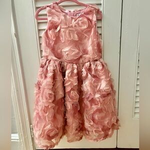 Rachel Riley Blush Rose Kids Dress